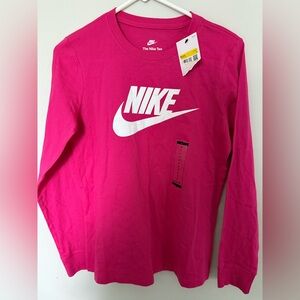 Nike Kids Pink Long Sleeve Shirt